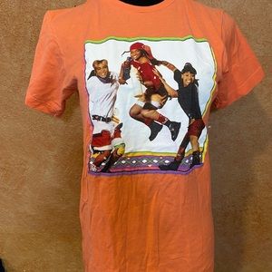 woman cross colors tlc shirt